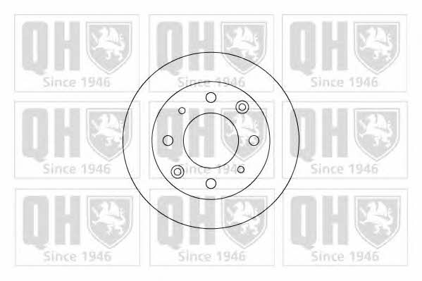Quinton Hazell BDC3439 Front brake disc ventilated BDC3439