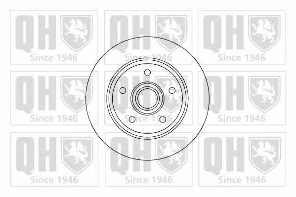 Quinton Hazell BDC3568 Unventilated front brake disc BDC3568