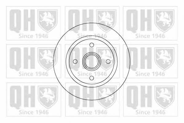 Quinton Hazell BDC3650 Rear brake disc, non-ventilated BDC3650