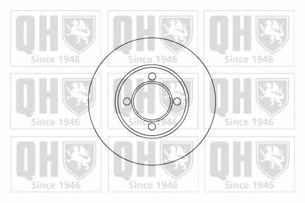 Quinton Hazell BDC3701 Front brake disc ventilated BDC3701