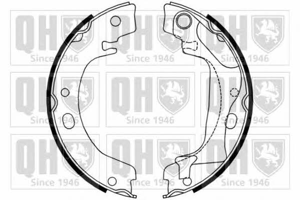 Quinton Hazell BS1186 Parking brake shoes BS1186