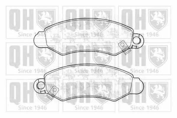 Quinton Hazell BP1220 Brake Pad Set, disc brake BP1220