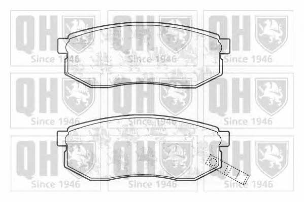 Quinton Hazell BP1247 Brake Pad Set, disc brake BP1247