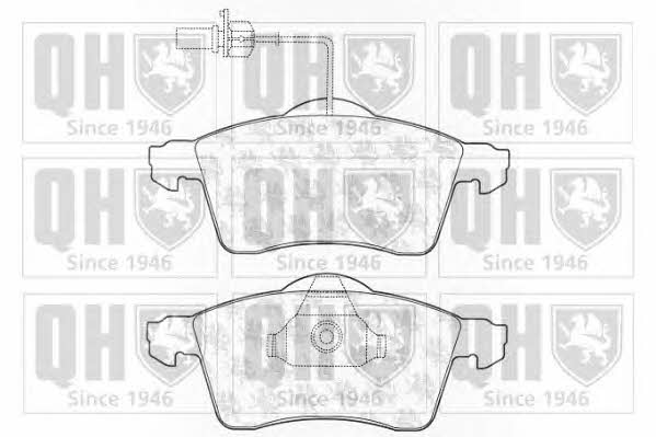 Quinton Hazell BP1272 Brake Pad Set, disc brake BP1272