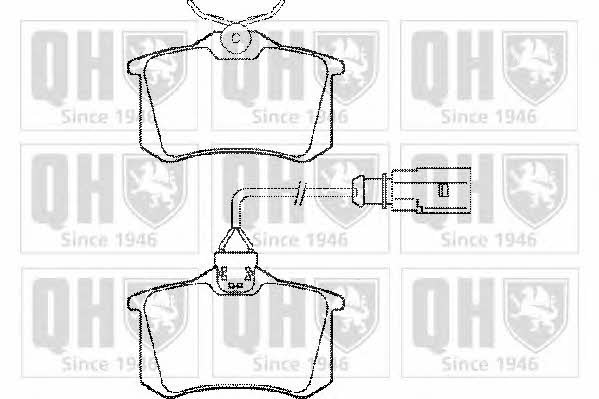 Quinton Hazell BP1280 Brake Pad Set, disc brake BP1280