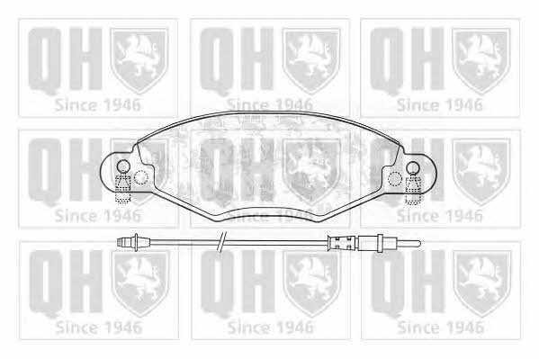 Quinton Hazell BP1288 Brake Pad Set, disc brake BP1288