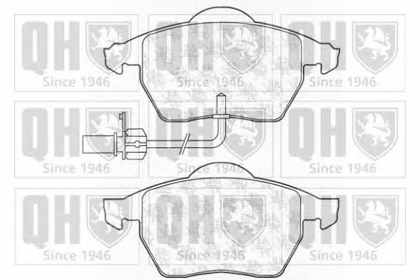 Quinton Hazell BP1309 Brake Pad Set, disc brake BP1309