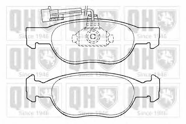 Quinton Hazell BP1340 Brake Pad Set, disc brake BP1340