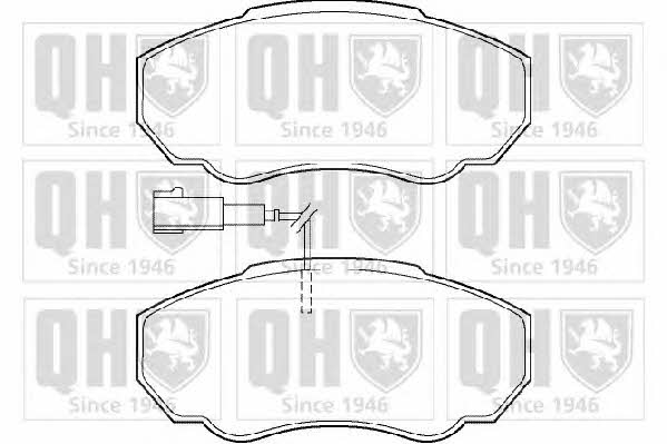 Quinton Hazell BP1341 Brake Pad Set, disc brake BP1341