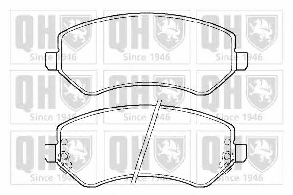 Quinton Hazell BP1344 Brake Pad Set, disc brake BP1344