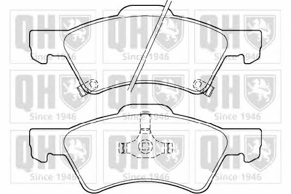 Quinton Hazell BP1345 Brake Pad Set, disc brake BP1345