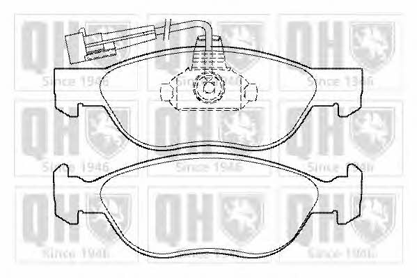 Quinton Hazell BP1353 Brake Pad Set, disc brake BP1353