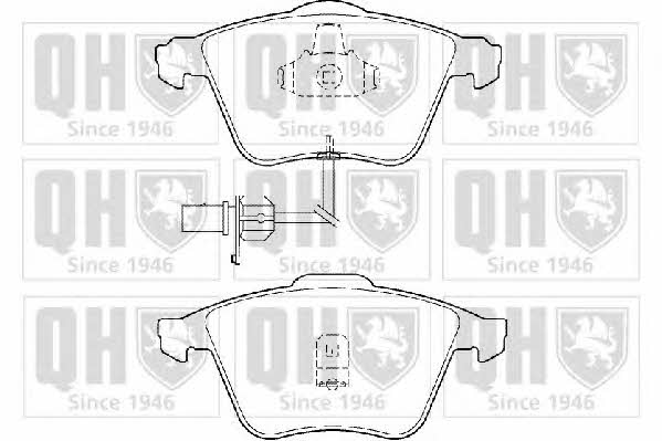 Quinton Hazell BP1356 Brake Pad Set, disc brake BP1356