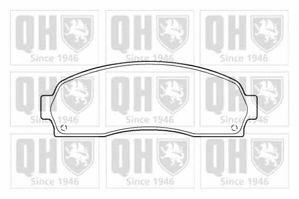 Quinton Hazell BP1386 Brake Pad Set, disc brake BP1386