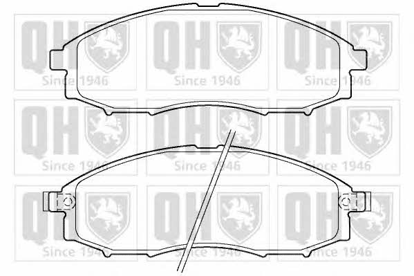 Quinton Hazell BP1390 Brake Pad Set, disc brake BP1390