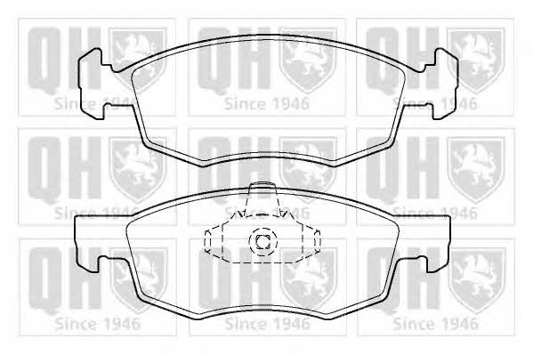 Quinton Hazell BP1402 Brake Pad Set, disc brake BP1402