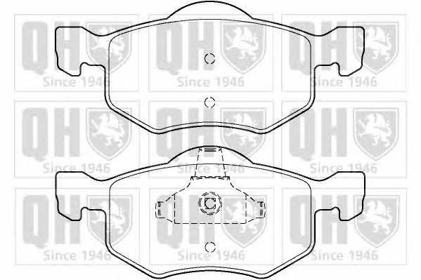 Quinton Hazell BP1408 Brake Pad Set, disc brake BP1408
