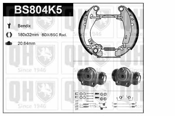 Quinton Hazell BS804K5 Brake shoe set BS804K5