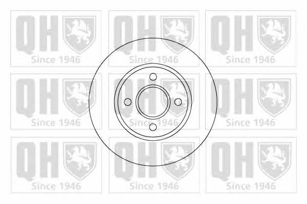 Quinton Hazell BDC3806 Front brake disc ventilated BDC3806