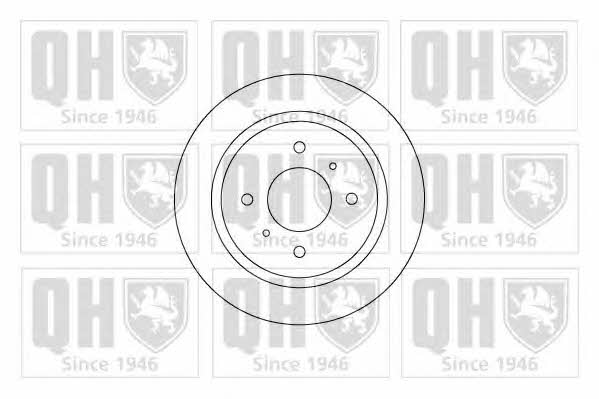 Quinton Hazell BDC4131 Rear brake disc, non-ventilated BDC4131