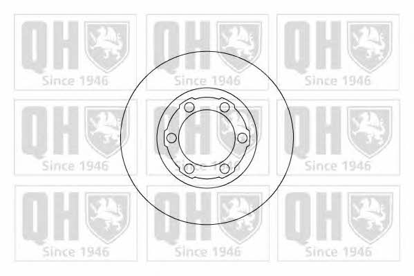 Quinton Hazell BDC4354 Front brake disc ventilated BDC4354