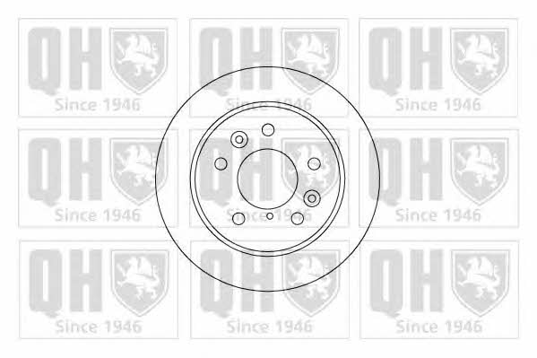 Quinton Hazell BDC4388 Rear ventilated brake disc BDC4388