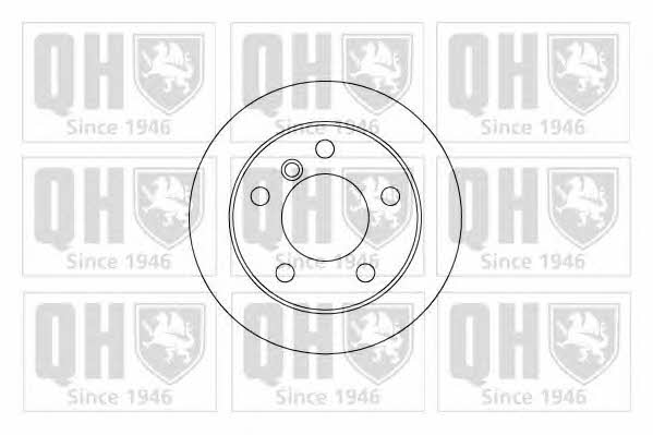 Quinton Hazell BDC4535 Rear brake disc, non-ventilated BDC4535