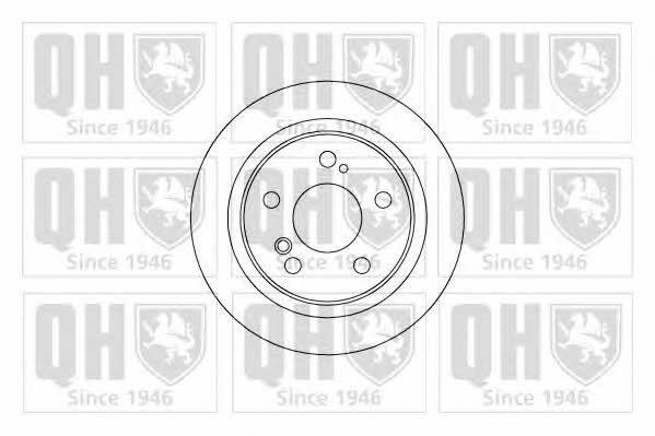 Quinton Hazell BDC4538 Rear ventilated brake disc BDC4538