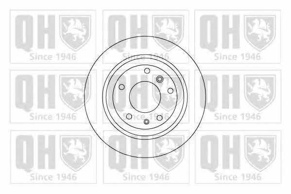 Quinton Hazell BDC4551 Rear ventilated brake disc BDC4551