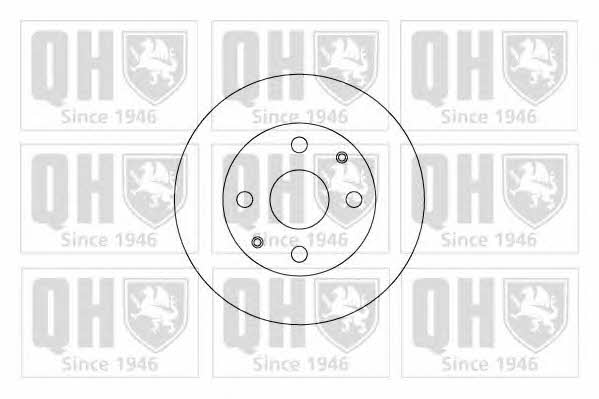 Quinton Hazell BDC4593 Front brake disc ventilated BDC4593