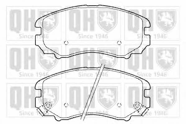 Quinton Hazell BP1444 Brake Pad Set, disc brake BP1444