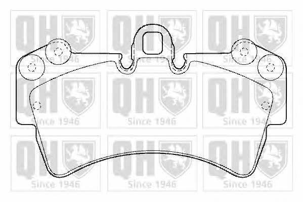 Quinton Hazell BP1461 Brake Pad Set, disc brake BP1461