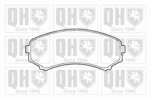 Quinton Hazell BP1476 Brake Pad Set, disc brake BP1476