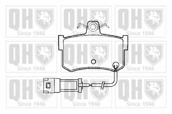Quinton Hazell BP409 Brake Pad Set, disc brake BP409