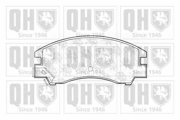 Quinton Hazell BP438 Brake Pad Set, disc brake BP438