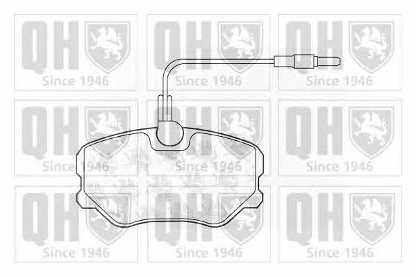 Quinton Hazell BP455 Brake Pad Set, disc brake BP455