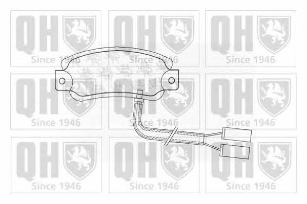 Quinton Hazell BP529 Brake Pad Set, disc brake BP529