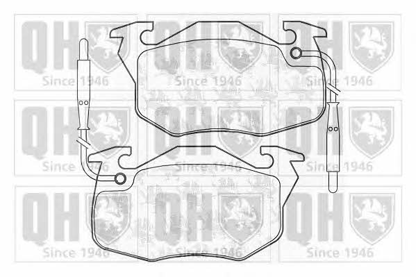 Quinton Hazell BP537 Brake Pad Set, disc brake BP537