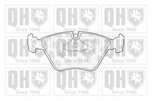 Quinton Hazell BP555 Brake Pad Set, disc brake BP555