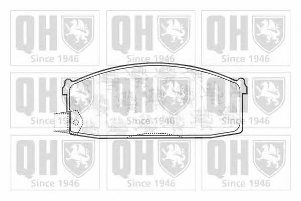 Quinton Hazell BP576 Brake Pad Set, disc brake BP576