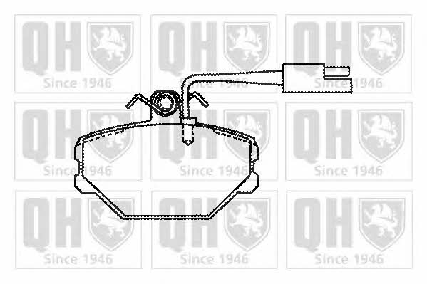 Quinton Hazell BP596 Brake Pad Set, disc brake BP596