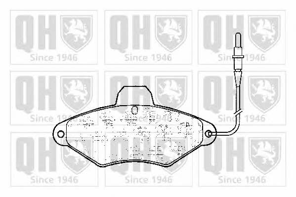 Quinton Hazell BP597 Brake Pad Set, disc brake BP597
