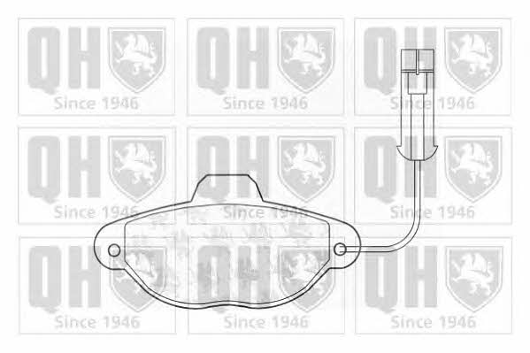 Quinton Hazell BP799 Brake Pad Set, disc brake BP799