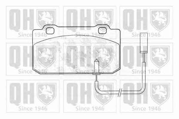 Quinton Hazell BP821 Brake Pad Set, disc brake BP821