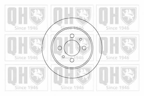 Quinton Hazell BDC4880 Rear brake disc, non-ventilated BDC4880