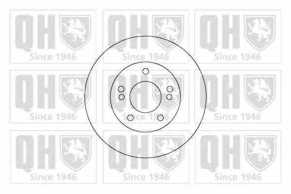 Quinton Hazell BDC4890 Front brake disc ventilated BDC4890