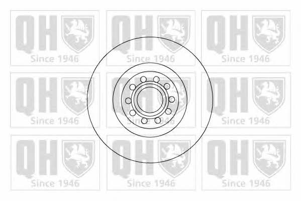 Quinton Hazell BDC5009 Front brake disc ventilated BDC5009