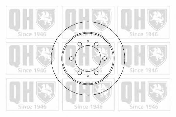 Quinton Hazell BDC5109 Rear brake disc, non-ventilated BDC5109