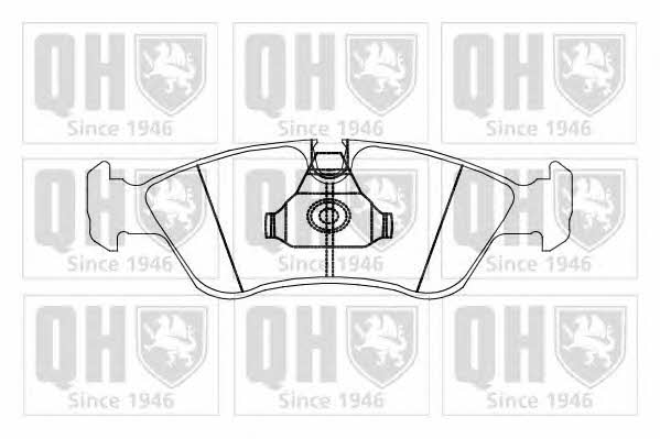 Quinton Hazell BP874 Brake Pad Set, disc brake BP874