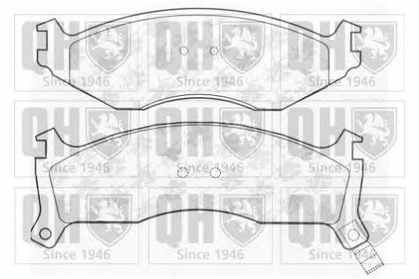 Quinton Hazell BP956 Brake Pad Set, disc brake BP956